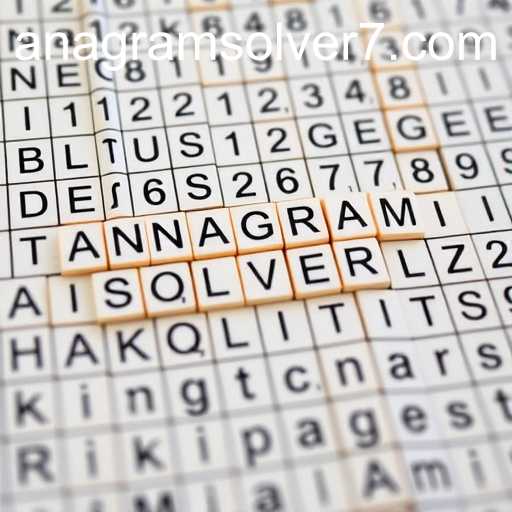 Unlocking Linguistic Puzzles with Online Anagram Solvers