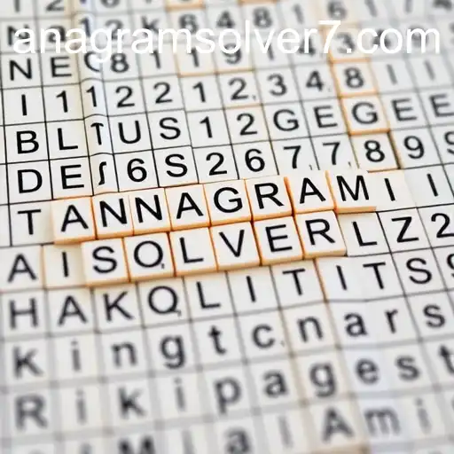 Unlocking Linguistic Puzzles with Online Anagram Solvers