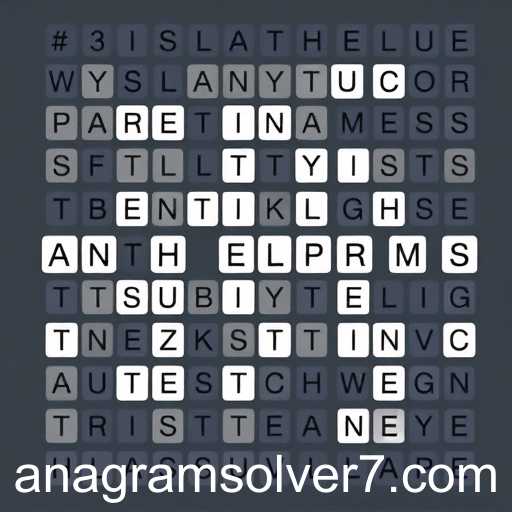 anagram solver